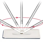 Mop profesional cu doua cuve de spalare si uscare + 2 rezerve cadou - imagine 6