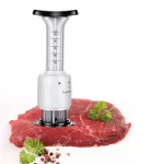 Fragezitor de carne cu injector pentru sos, 2 trepte de injectare