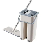 Mop profesional cu doua cuve de spalare si uscare + 2 rezerve cadou - imagine 3