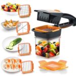 Tocator si feliator pentru legume sau fructe multifunctional 5 in 1 Nicer Dicer Quick