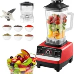 Blender Profesional de bucatarie 2 in 1, 2.5L, motor din cupru, 15 viteze, 4500W - imagine 4