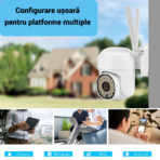 Camera wifi de exterior, cu senzor de miscare, vedere nocturna, full HD - imagine 4