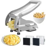 Aparat de taiat cartofi pai si legume, din inox, cu 1 forma de taiere, Potato Chopper