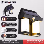 Lampa solara de perete dubla cu Senzor de miscare si 3 moduri iluminare - imagine 3
