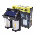Lampa solara de perete dubla cu Senzor de miscare si 3 moduri iluminare - imagine 5