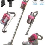 Aspirator Vertical fara Fir 4in1 - All-Clean, 100W, Silentios, 3 Moduri de Putere, Perie UV Anti-acarieni, Filtru Hepa