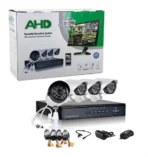 Sistem de supraveghere CCTV, Kit DVR cu 4 camere exterior / interior din metal - imagine 2