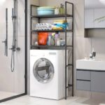 Raft Metalic de Depozitare cu 3 Nivele – Raft Organizator Masina de Spalat