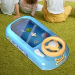 Jucarie Interactiva volan de condus cu circuit curse, sunete si functii, alimentare USB, pentru Copii 3-6 Ani - imagine 3