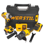 Kit Scule Profesional Werstil 48V - Pistol Impact 320Nm + Polizor Unghiular + 2 Acumulatori 5Ah