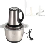 Tocator electric carne si legume, 4 lame inox, 2 viteze, capacitate mare, bol inox - imagine 8