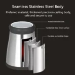 Tocator electric carne si legume, 4 lame inox, 2 viteze, capacitate mare, bol inox - imagine 9